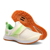 Beige-Green cycling shoes
