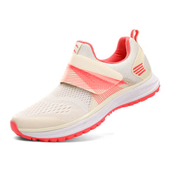 Beige-Pink cycling shoes