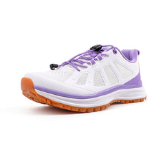 White purple women cycling shoes