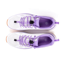 White purple women cycling shoes