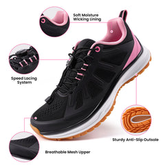 Pink women cycling shoes