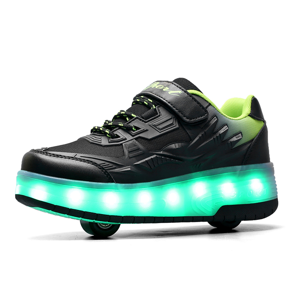 Pairobin Child Teen Roller Skates Double Wheel Shoes Light Up LED shoe