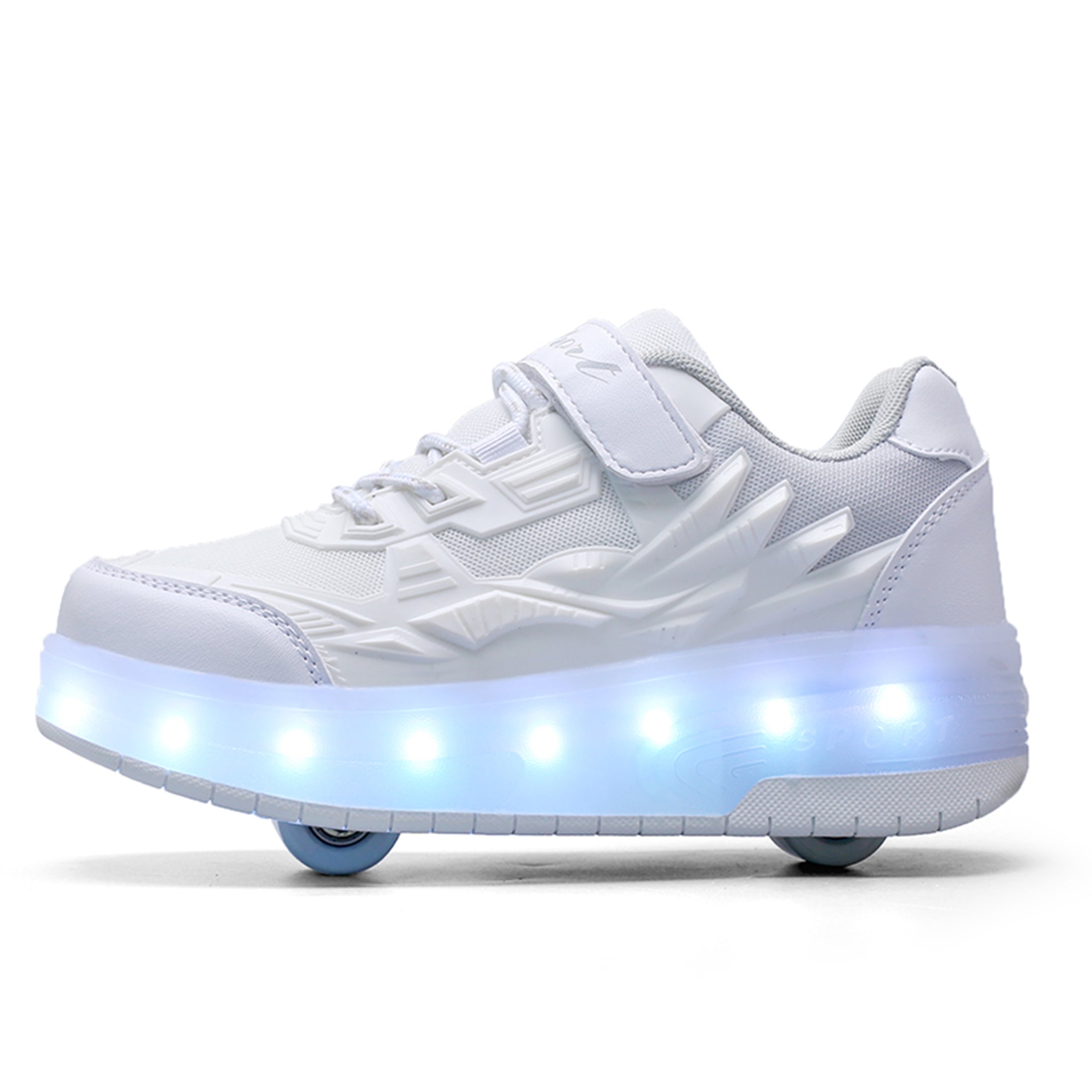 Pairobin Child Teen Roller Skates Double Wheel Shoes Light Up LED shoe