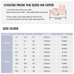 White Hidden-Wheel Roller Skate Shoes –2-Wheel Fun Sneakers for Kids