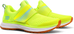 Fluorescent Green cycling shoes