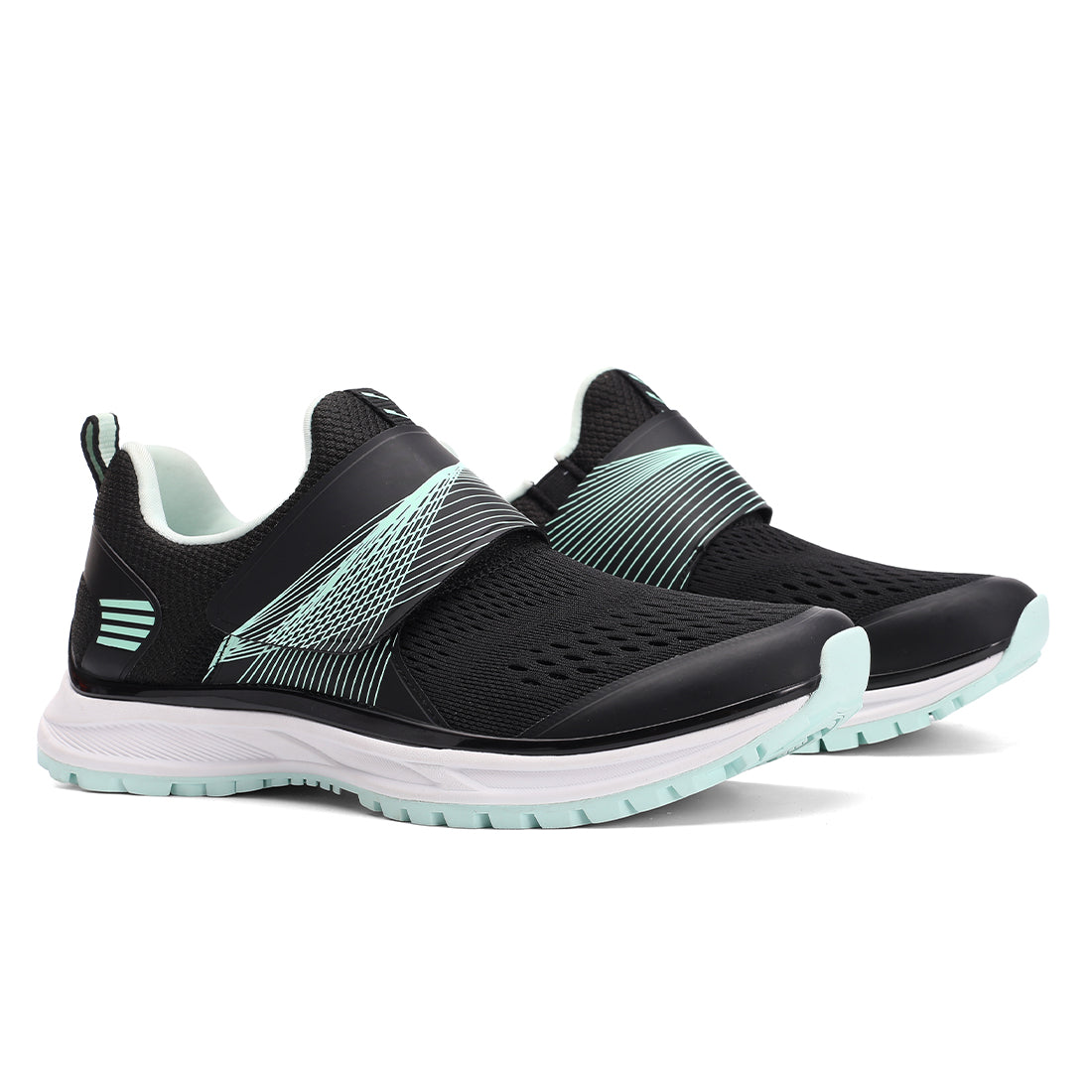 Green cycling shoes