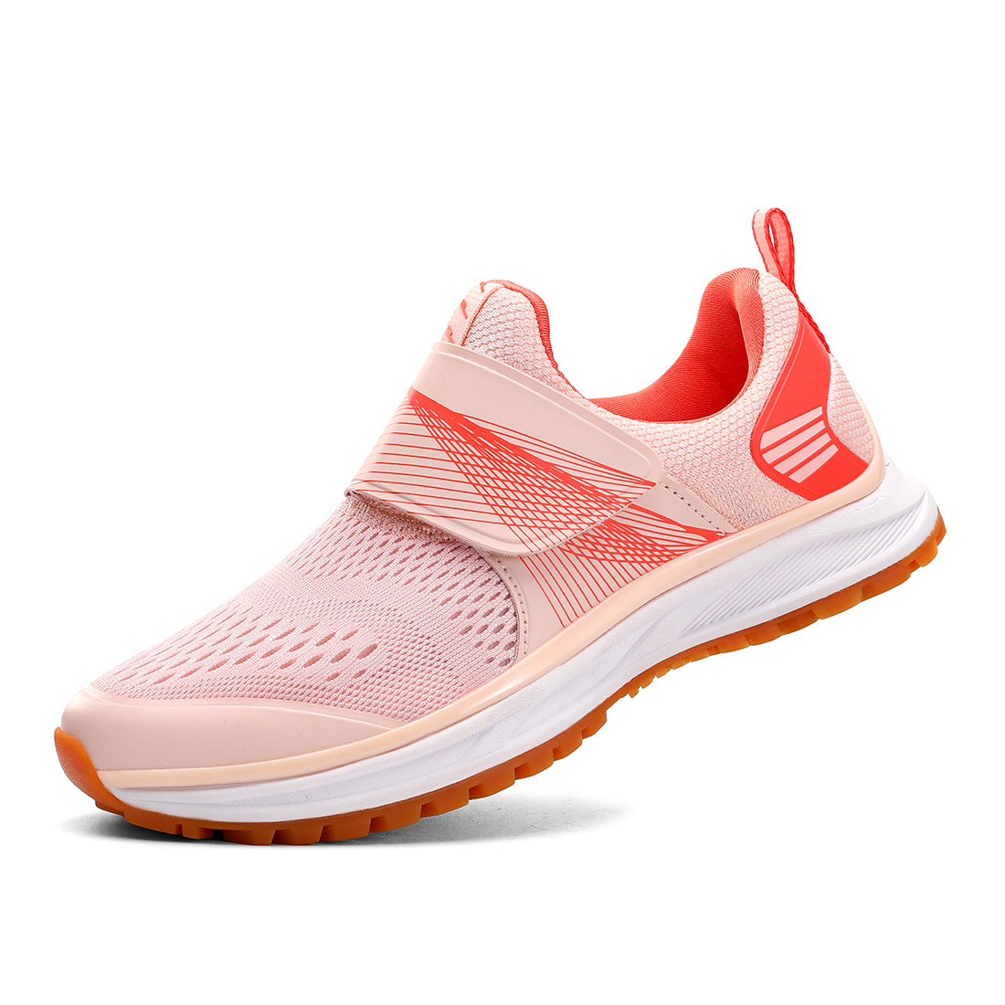 Pink cycling shoes