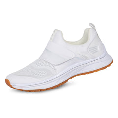 White cycling shoes